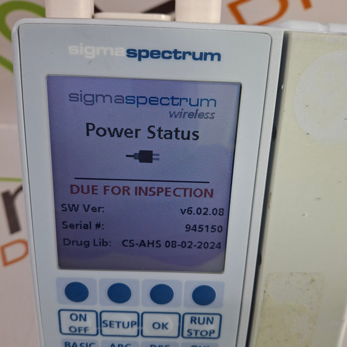Baxter Baxter Sigma Spectrum 6.02.08 with A/B/G/N Battery Infusion Pump Infusion Pump reLink Online