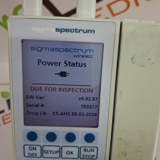 Baxter Baxter Sigma Spectrum 6.02.07 with A/B/G/N Battery Infusion Pump Infusion Pump reLink Online