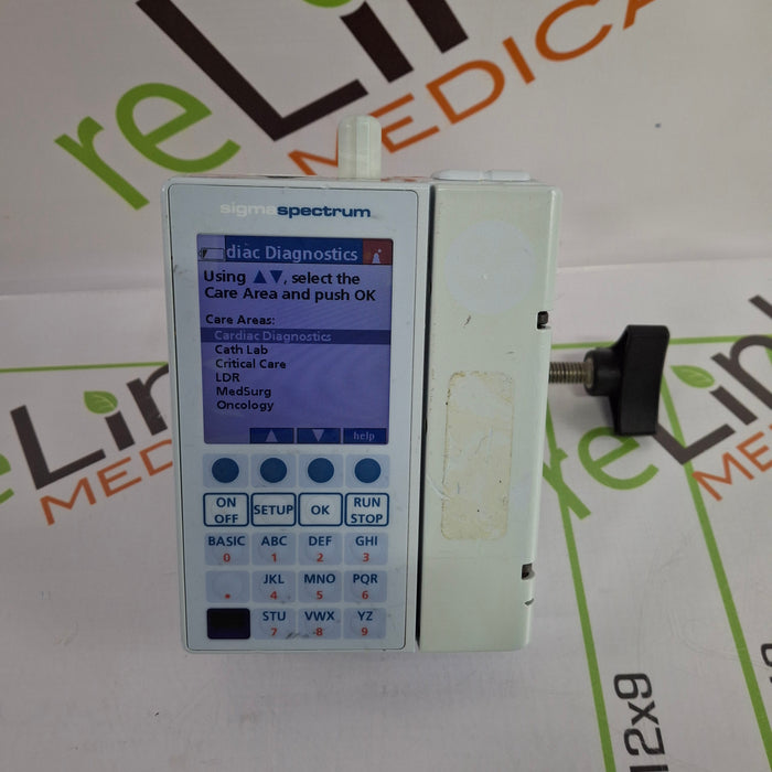 Baxter Sigma Spectrum 6.02.07 with B/G Battery Infusion Pump