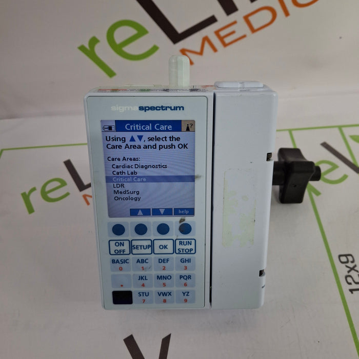 Baxter Sigma Spectrum 6.02.08 with B/G Battery Infusion Pump