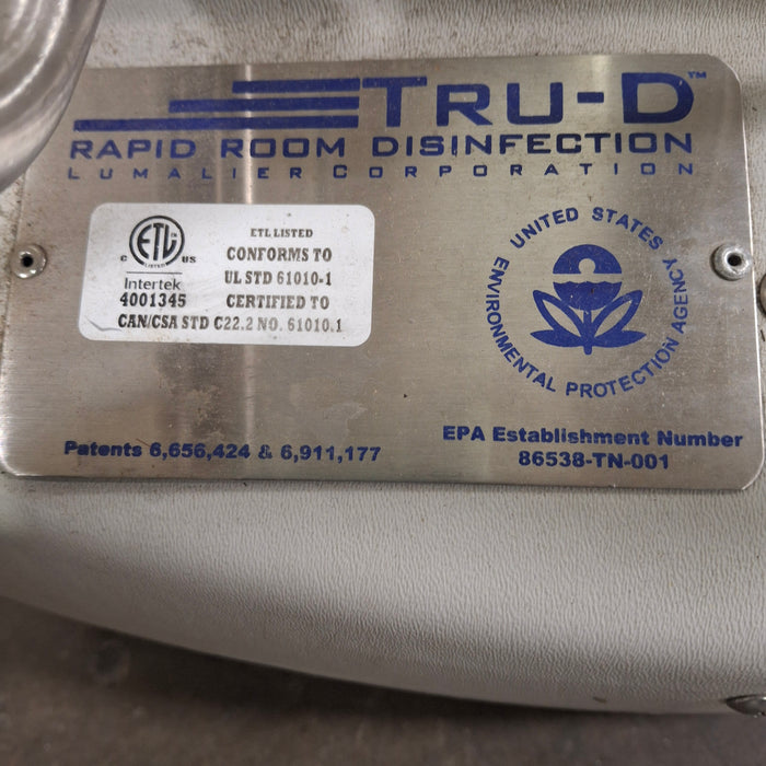 Lumalier Corporation Tru-D UV Disinfection System