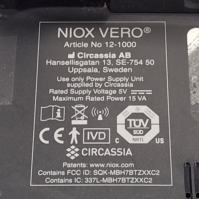 Aerocrine Aerocrine Niox Vero 12-1000 Airway Inflammation Monitor Respiratory reLink Online