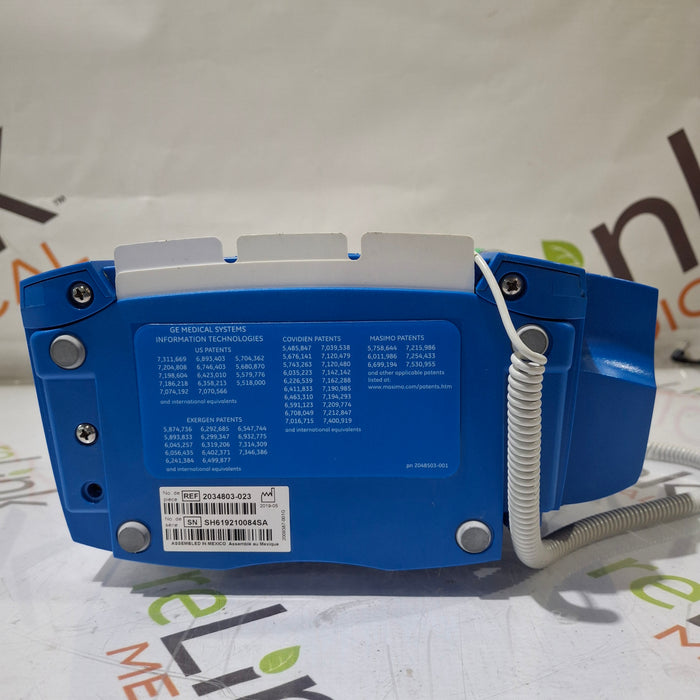 GE Healthcare Dinamap V100 - NIBP, SpO2, Temp Vital Signs Monitor
