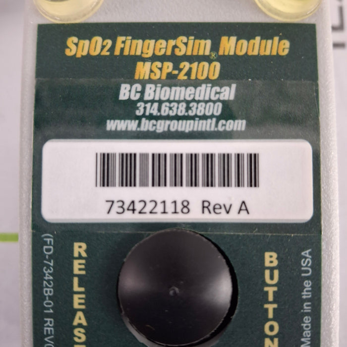 BC Biomedical BC Biomedical MSP-2100 SpO2 FingerSim Module Patient Monitors reLink Online