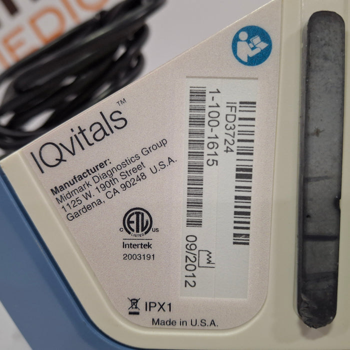 Midmark Midmark IQvitals PC Vital Signs System Patient Monitors reLink Online