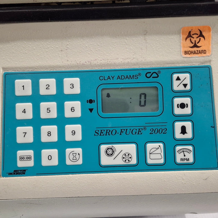 Clay Adams 420352 Sero-fuge 2002 2-Speed Centrifuge