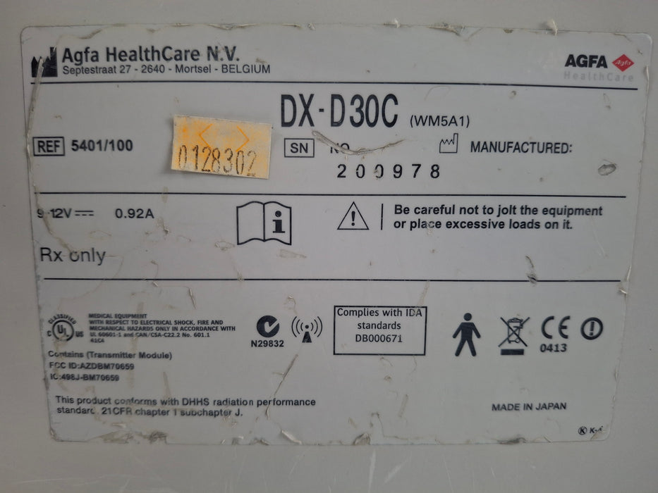 AGFA DX-D 30C Wireless Detector