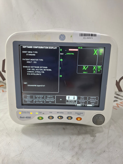 GE Healthcare GE Healthcare Dash 4000 - Masimo SpO2 Patient Monitor Patient Monitors reLink Online