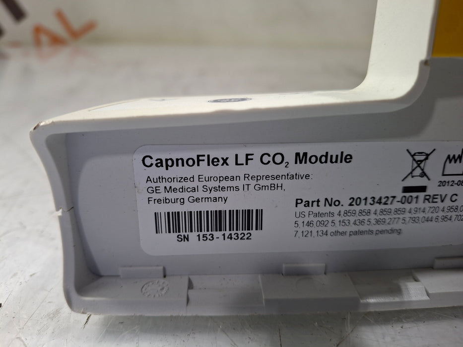 GE Healthcare GE Healthcare Capnoflex LF CO2 Module Patient Monitors reLink Online