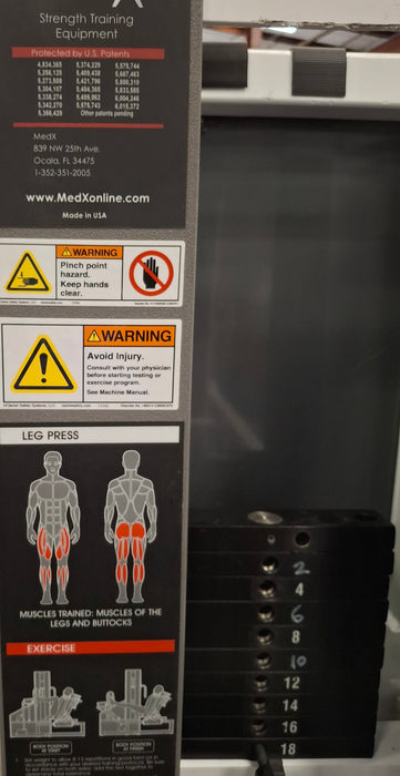 MedX Leg Press Machine