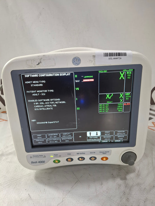 GE Healthcare Dash 4000 - GE/Nellcor SpO2 Patient Monitor
