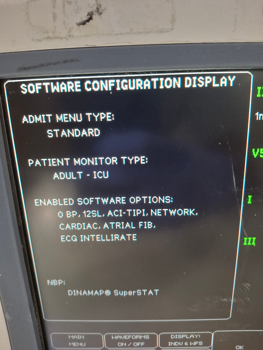 GE Healthcare Dash 4000 - GE/Nellcor SpO2 Patient Monitor