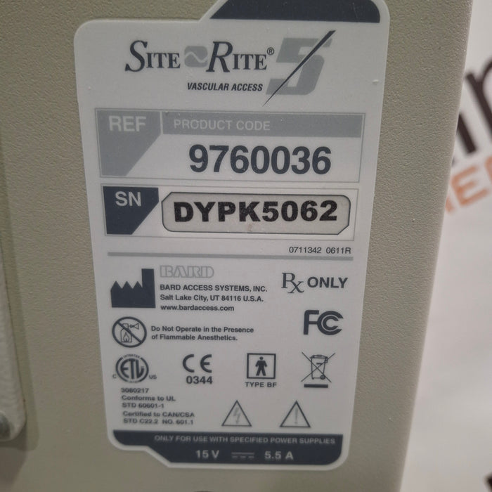 Bard Medical Site Rite 5 Ultrasound