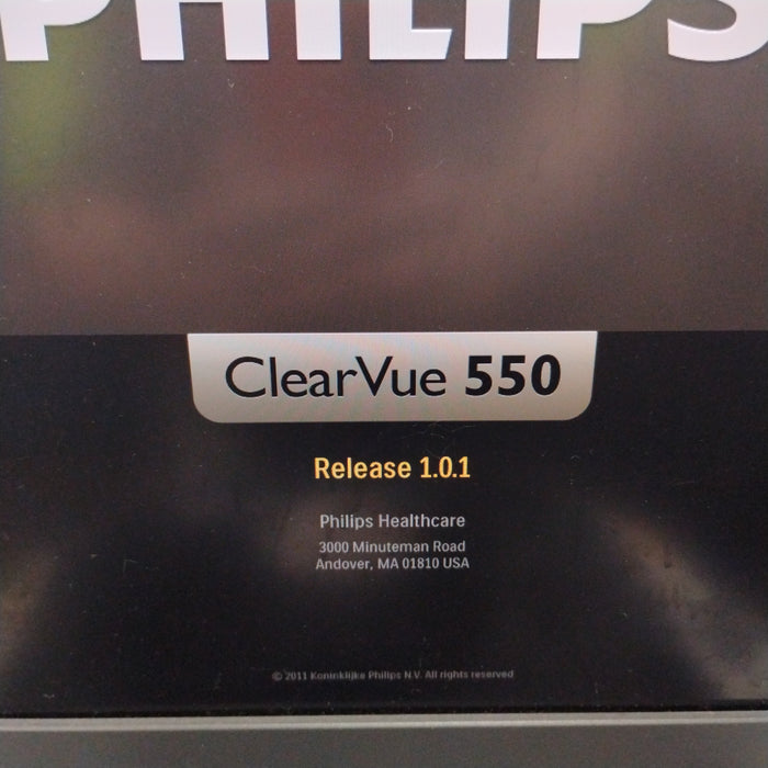 Philips ClearVue 550 Ultrasound