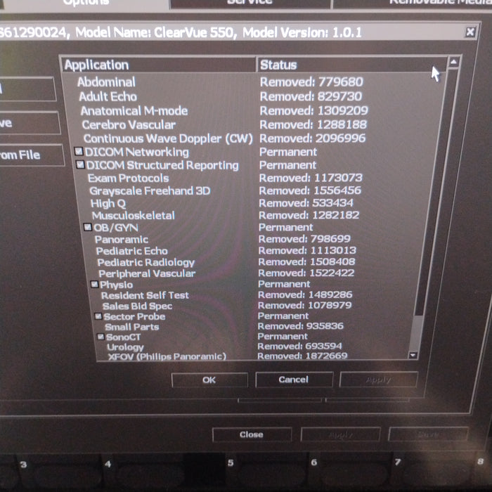 Philips ClearVue 550 Ultrasound