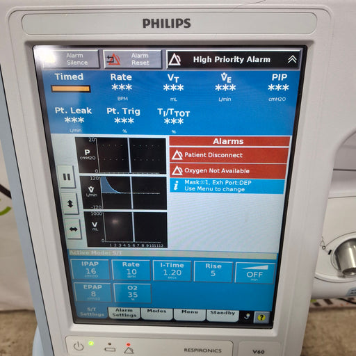 Philips Philips Respironics V60 BiPAP Ventilator Respiratory reLink Online