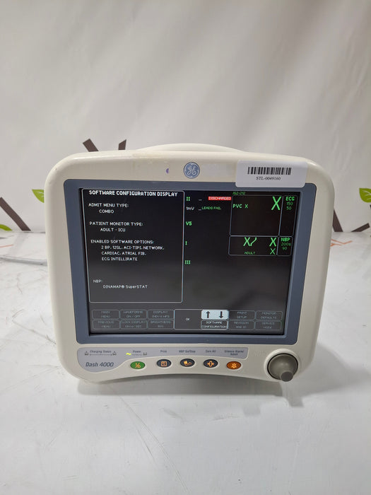 GE Healthcare Dash 4000 - GE/Nellcor SpO2 Patient Monitor
