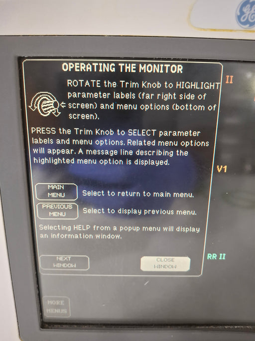 GE Healthcare GE Healthcare Dash 4000 - GE/Nellcor SpO2 Patient Monitor Patient Monitors reLink Online