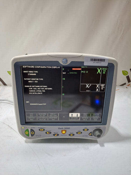 GE Healthcare Dash 5000 - Masimo SpO2 Patient Monitor