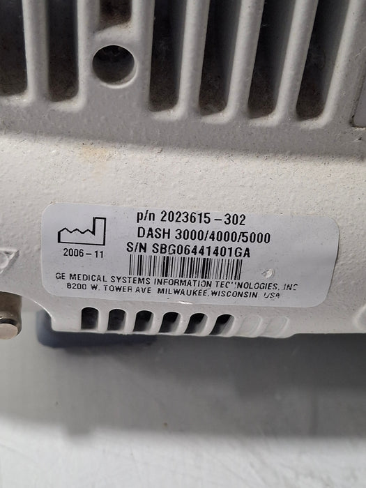 GE Healthcare Dash 5000 - Masimo SpO2 Patient Monitor
