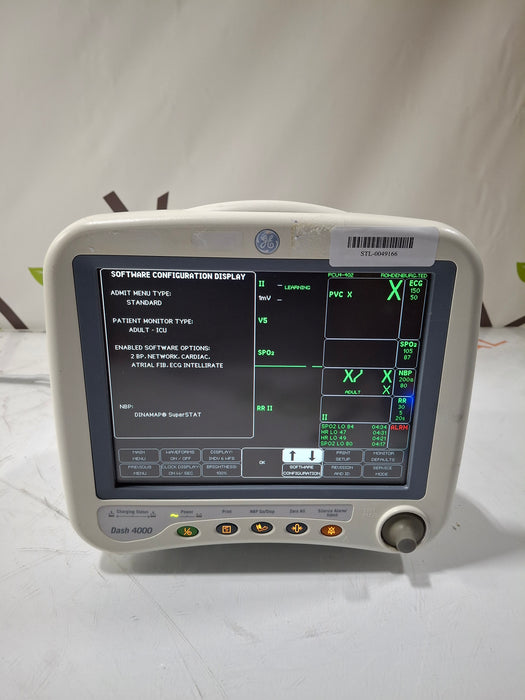 GE Healthcare Dash 4000 - GE/Nellcor SpO2 Patient Monitor
