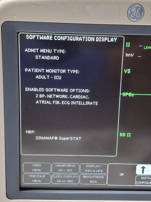 GE Healthcare Dash 4000 - GE/Nellcor SpO2 Patient Monitor