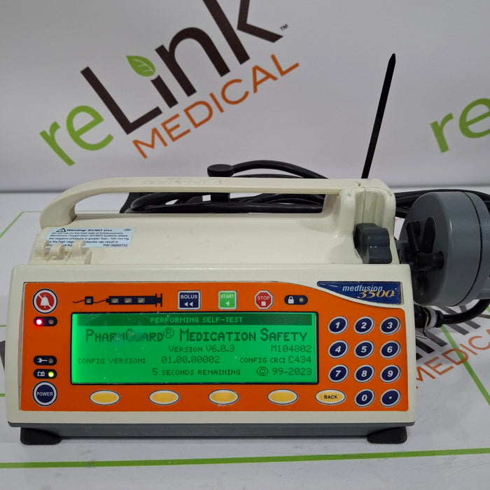 Smiths Medical Medfusion 3500 Version 6 Syringe Infusion Pump