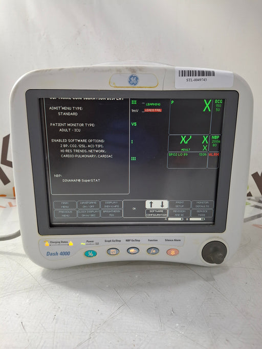 GE Healthcare GE Healthcare Dash 4000 - GE/Nellcor SpO2 Patient Monitor Patient Monitors reLink Online