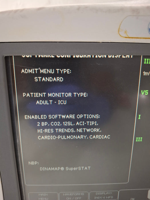 GE Healthcare Dash 4000 - GE/Nellcor SpO2 Patient Monitor
