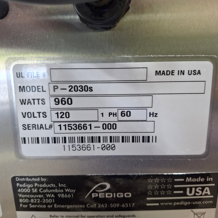 Pedigo Products, Inc. P-2030-S Blanket Warming Cabinet