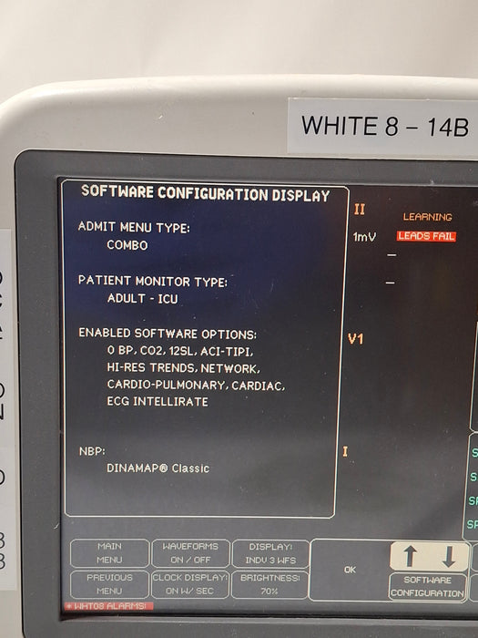 GE Healthcare Dash 4000 - Masimo SpO2 Patient Monitor