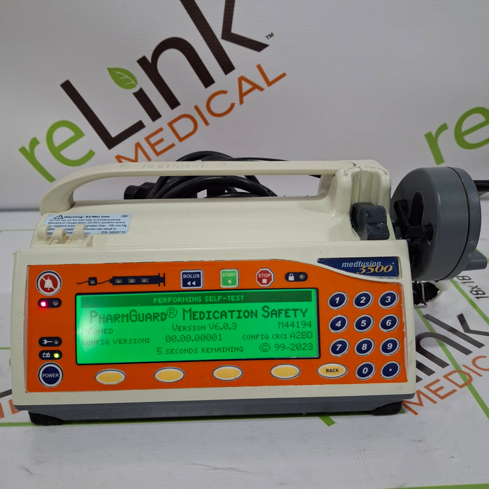Smiths Medical Smiths Medical Medfusion 3500 Version 6 Syringe Infusion Pump Infusion Pump reLink Online