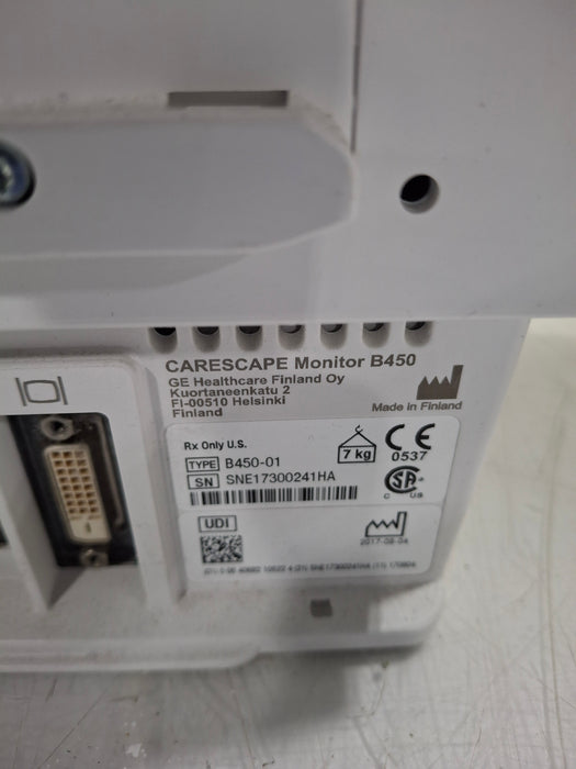 GE Healthcare GE Healthcare Carescape B450 Critical Care Patient Monitor Patient Monitors reLink Online
