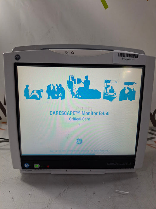 GE Healthcare Carescape B450 Critical Care Patient Monitor