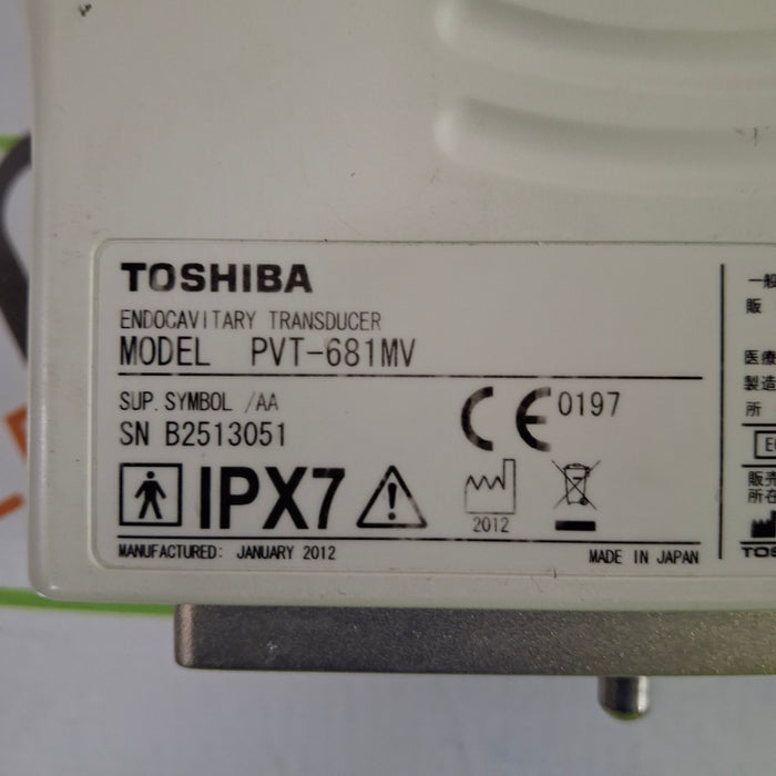 Toshiba PVT-681MV Endocavitary Transducer