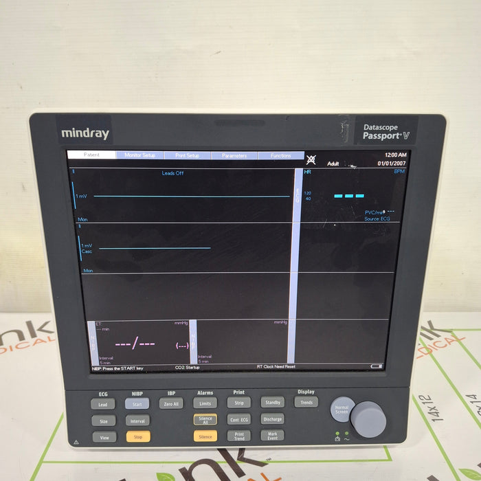 Mindray Passport V w/CO2 Patient Monitor