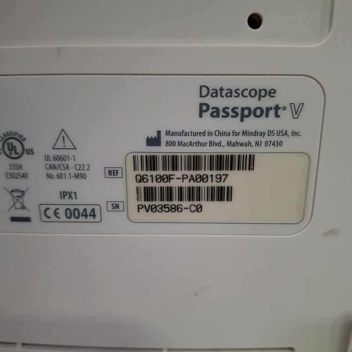Mindray Passport V w/CO2 Patient Monitor