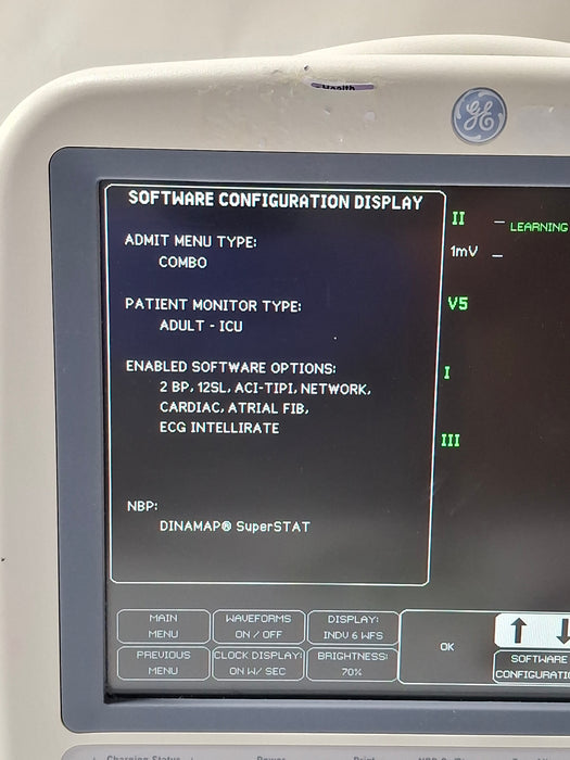 GE Healthcare Dash 4000 - GE/Nellcor SpO2 Patient Monitor