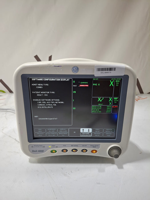 GE Healthcare Dash 4000 - GE/Nellcor SpO2 Patient Monitor