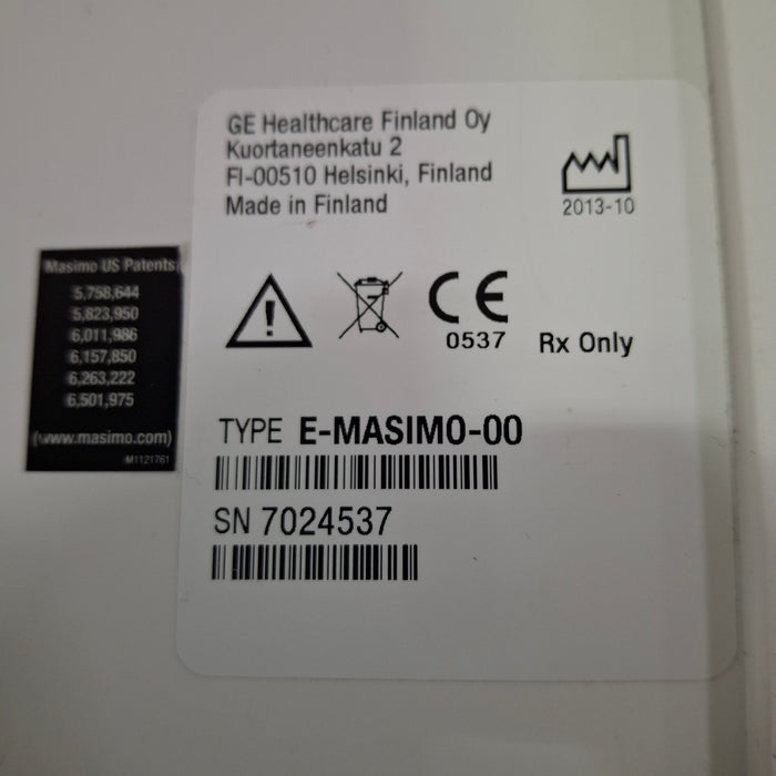 GE Healthcare E-MASIMO SpO2 Module