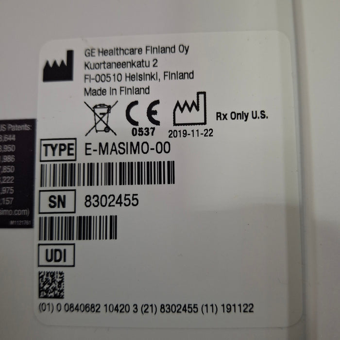 GE Healthcare E-MASIMO SpO2 Module