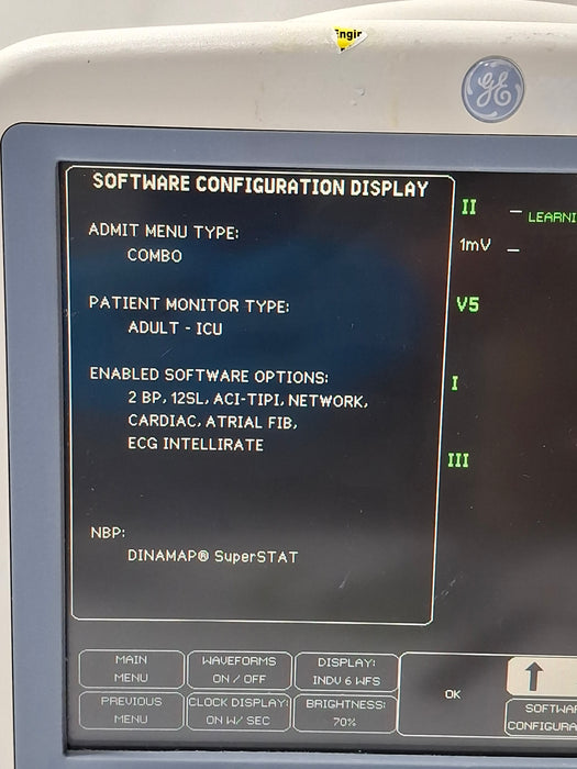 GE Healthcare Dash 4000 - GE/Nellcor SpO2 Patient Monitor