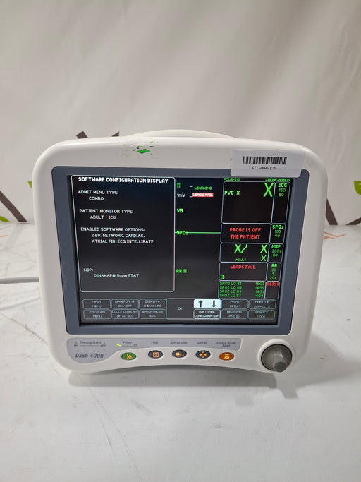 GE Healthcare GE Healthcare Dash 4000 - GE/Nellcor SpO2 Patient Monitor Patient Monitors reLink Online