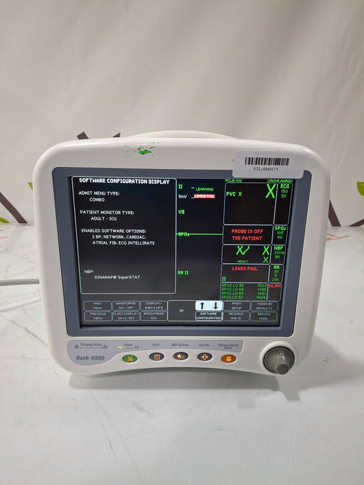 GE Healthcare Dash 4000 - GE/Nellcor SpO2 Patient Monitor
