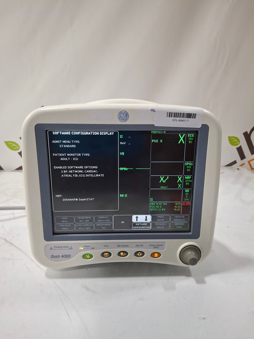 GE Healthcare Dash 4000 - GE/Nellcor SpO2 Patient Monitor