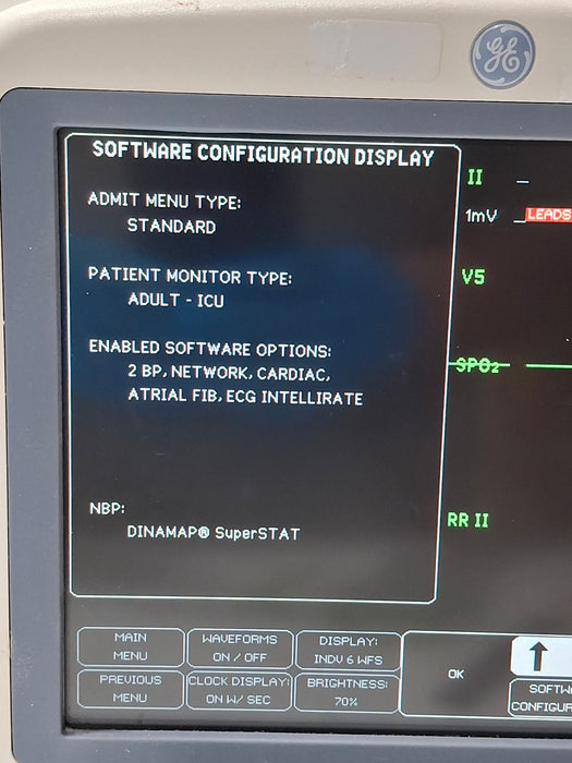 GE Healthcare Dash 4000 - GE/Nellcor SpO2 Patient Monitor