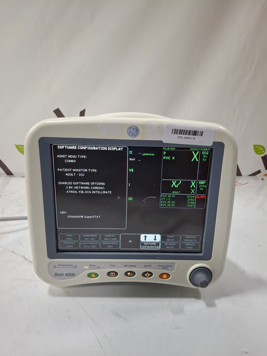 GE Healthcare Dash 4000 - GE/Nellcor SpO2 Patient Monitor