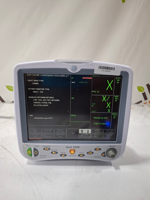 GE Healthcare Dash 5000 - Masimo SpO2 Patient Monitor