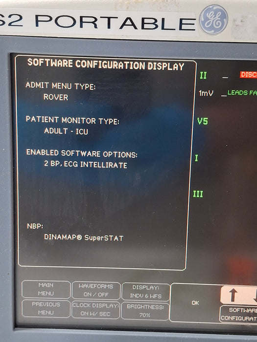 GE Healthcare Dash 4000 - GE/Nellcor SpO2 Patient Monitor