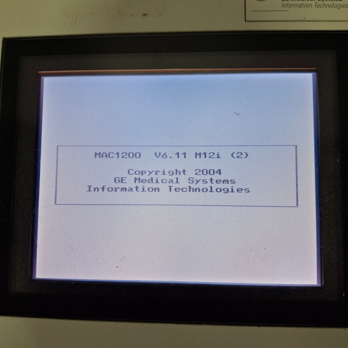 GE Healthcare MAC 1200 ECG
